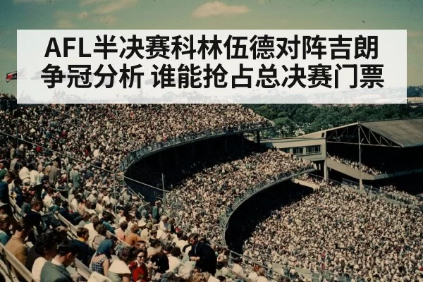 AFL半决赛科林伍德对阵吉朗争冠分析 谁能抢占总决赛门票
